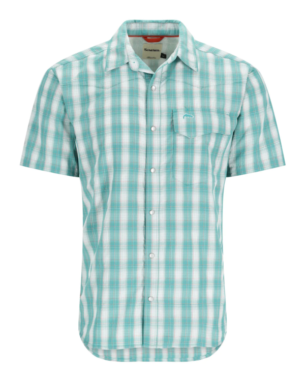 Big sky plaid short sleeve shirt