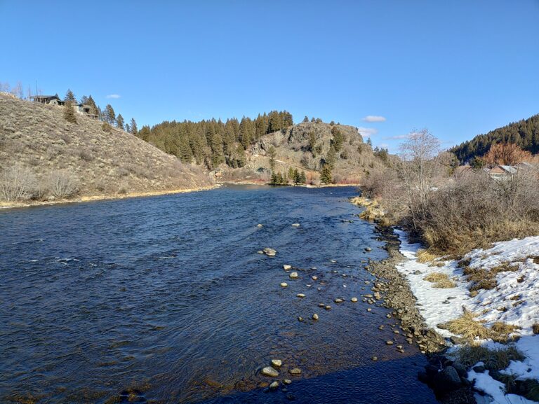 Photo of confluence of Warm River and Henry's Fork